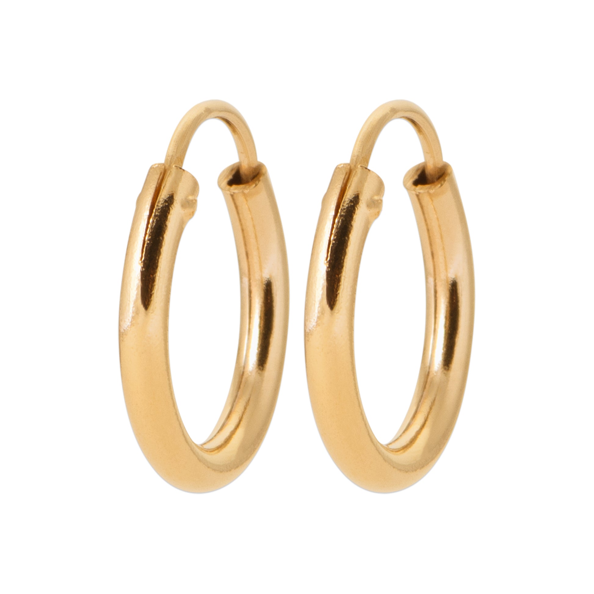 BOUCLES D’OREILLES CRÉOLES LISSES