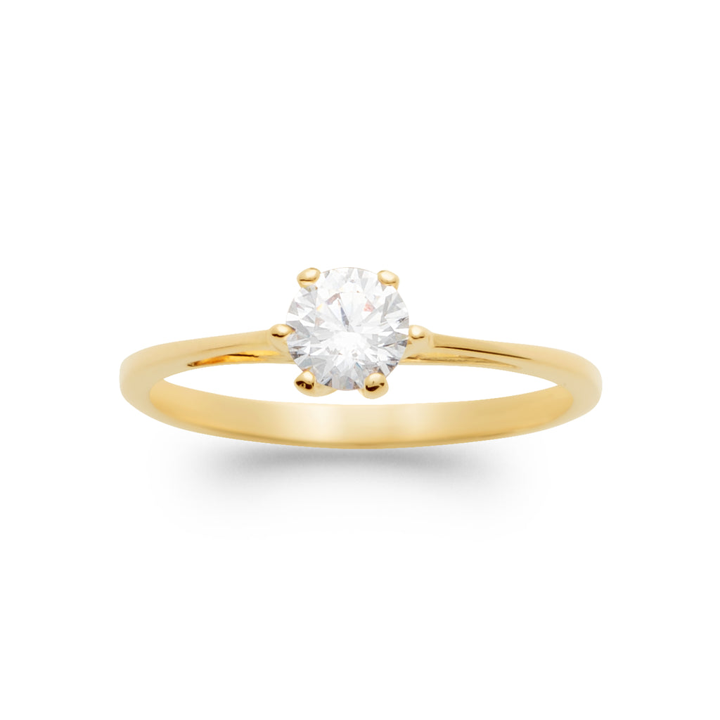BAGUE SOLITAIRE ÉLÉGANCE