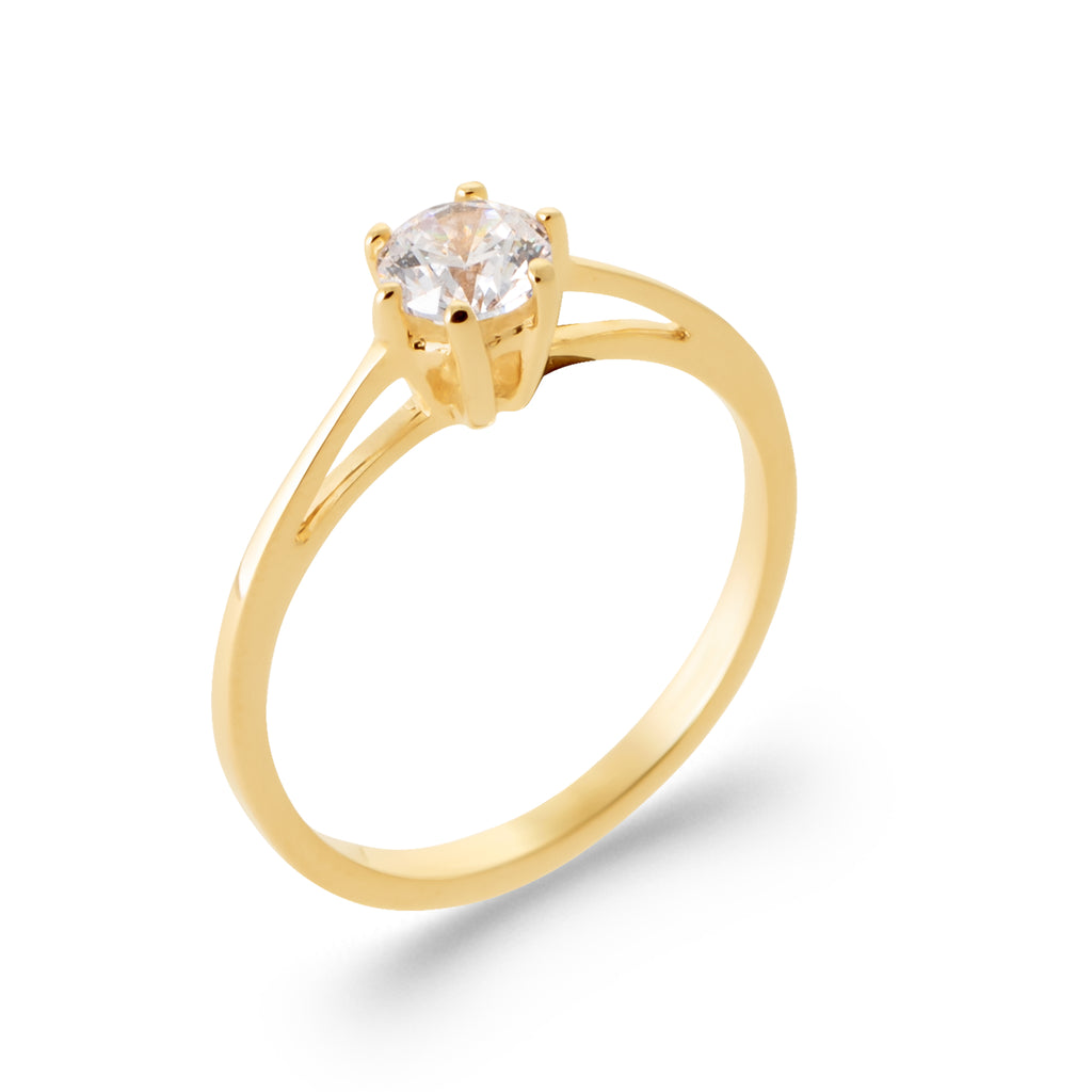 BAGUE SOLITAIRE ÉLÉGANCE