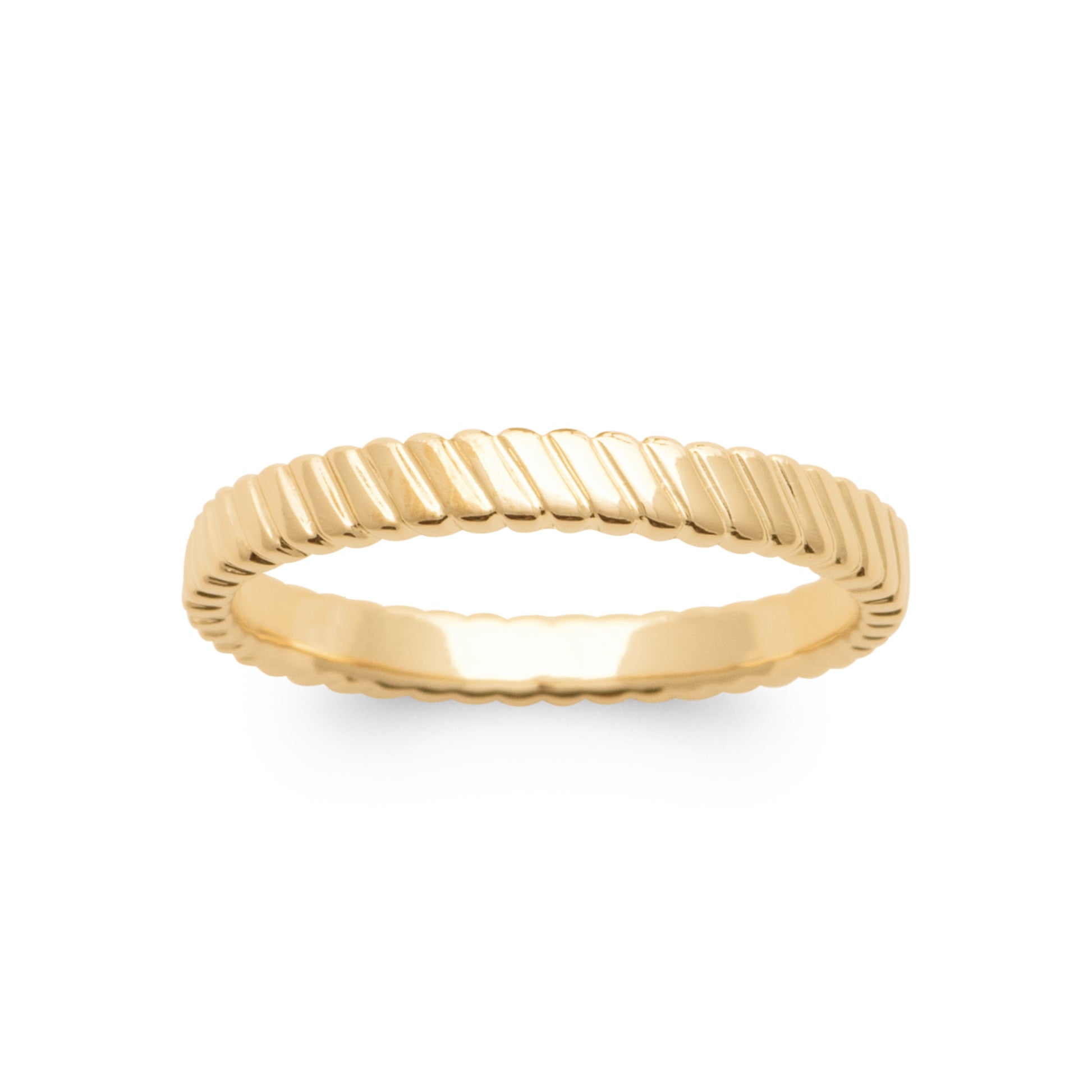 BAGUE RAYURE FINE